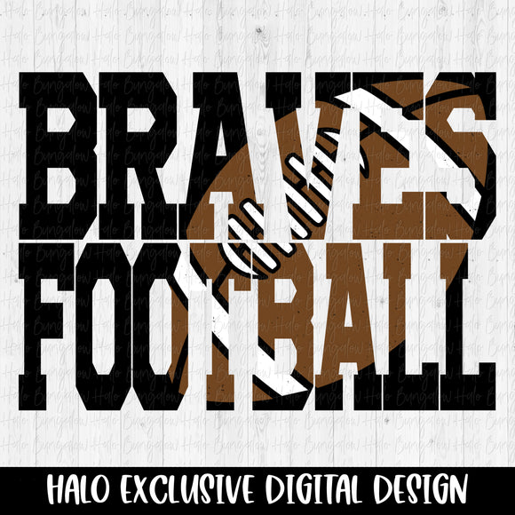 Football Inlay Braves