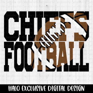 Football Inlay Chiefs