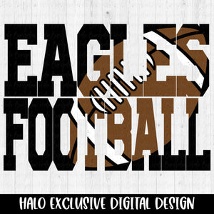 Football Inlay Eagles