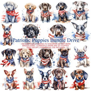 PATRIOTIC PUPPIES BUNDLE/DRIVE