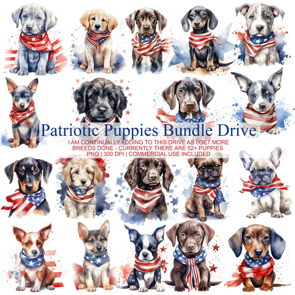 PATRIOTIC PUPPIES BUNDLE/DRIVE