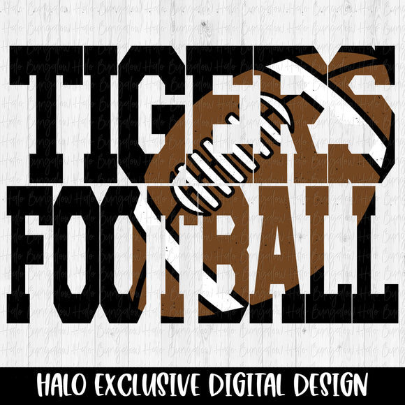 Football Inlay Tigers