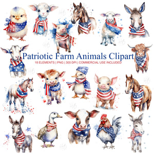 PATRIOTIC FARM ANIMALS BUNDLE