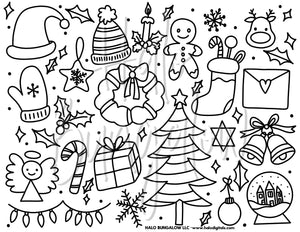CHRISTMAS COLORING PAGE *FREEBIE*