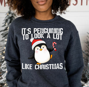 IT’S PENGUINING TO LOOK A LOT LIKE CHRISTMAS