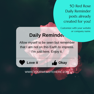 RED ROSE DAILY REMINDERS
