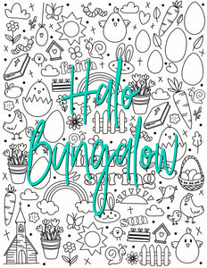 EASTER COLORING PAGE *FREEBIE*