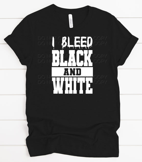 I Bleed Black And White