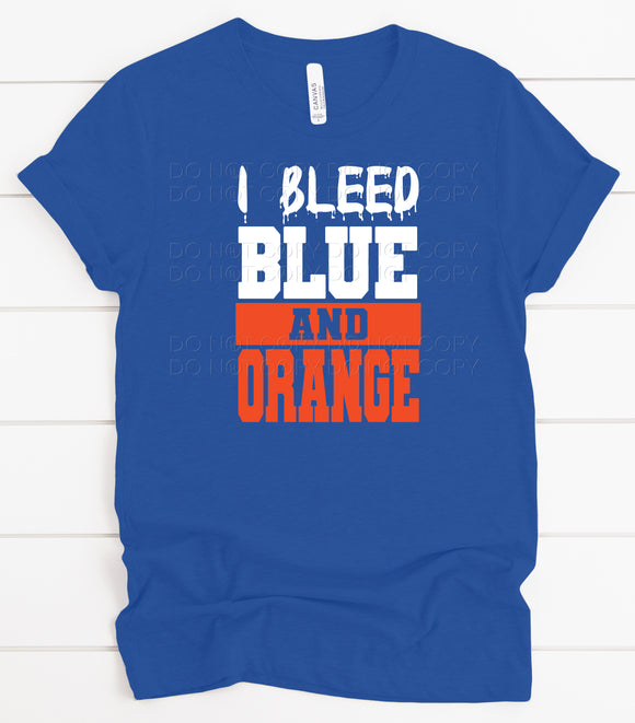 I Bleed Blue And Orange