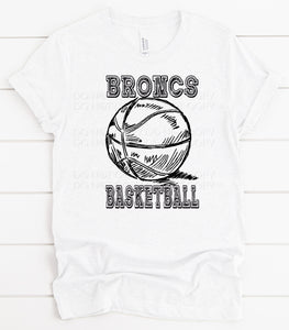 BASKETBALL SKETCH - BRONCS