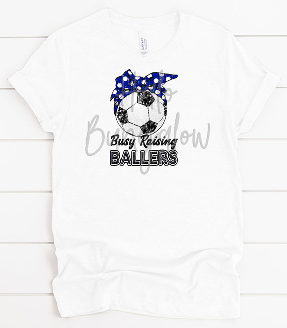 BUSY RAISING BALLERS SOCCER BLUE