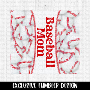 20 oz TUMBLER DESIGN - BASEBALL MOM