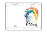 MOTHER'S DAY CARD - CP102 - WATERCOLOR RAINBOW