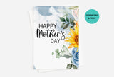 MOTHER'S DAY CARD - CP103 - WATERCOLOR FLORAL