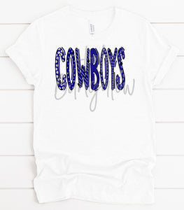 COWBOYS NAVY AND GREY