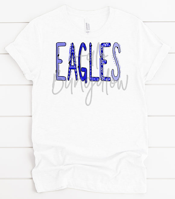 EAGLES BLUE AND WHITE
