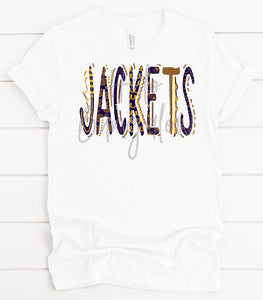 JACKETS NAVY AND GOLD