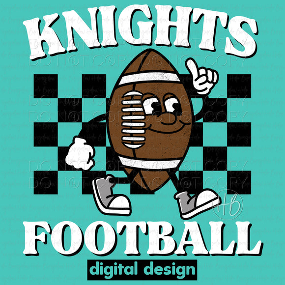 FOOTBALL CHARACTER - KNIGHTS WHITE