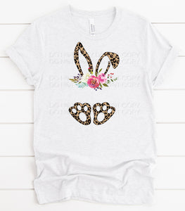 LEOPARD BUNNY CUTOUT FOR NAMES