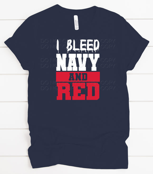I Bleed Navy And Red