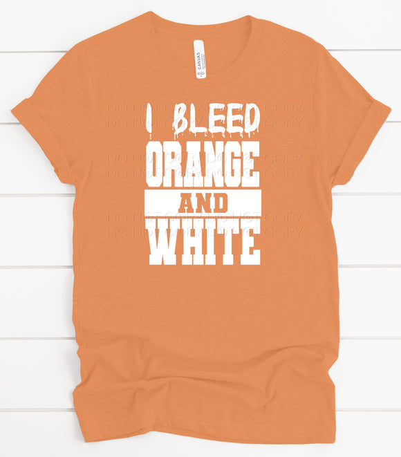 I Bleed Orange And White