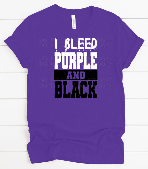 I Bleed Purple And Black
