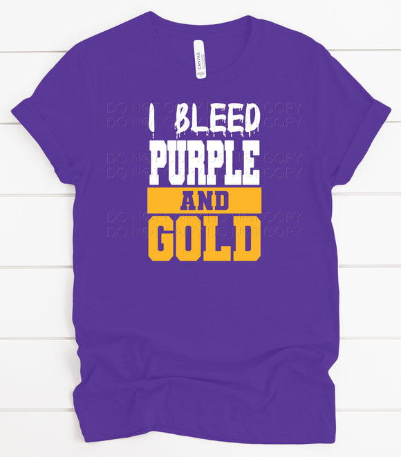 I Bleed Purple And Gold
