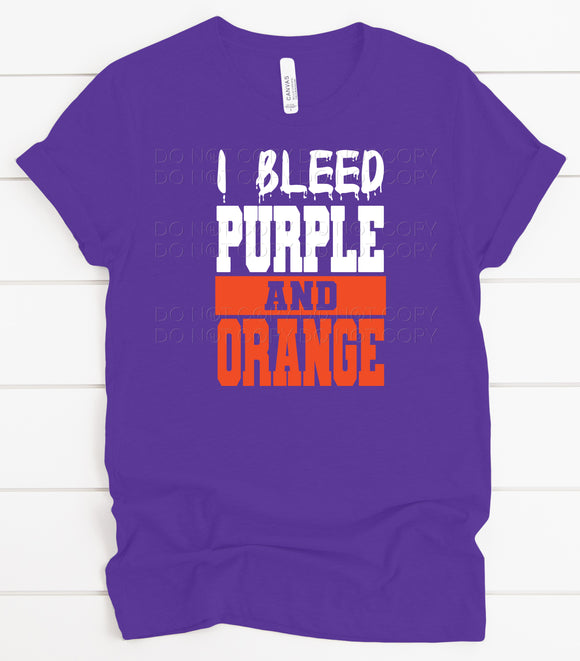 I Bleed Purple And Orange