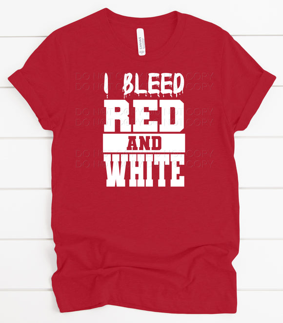 I Bleed Red And White