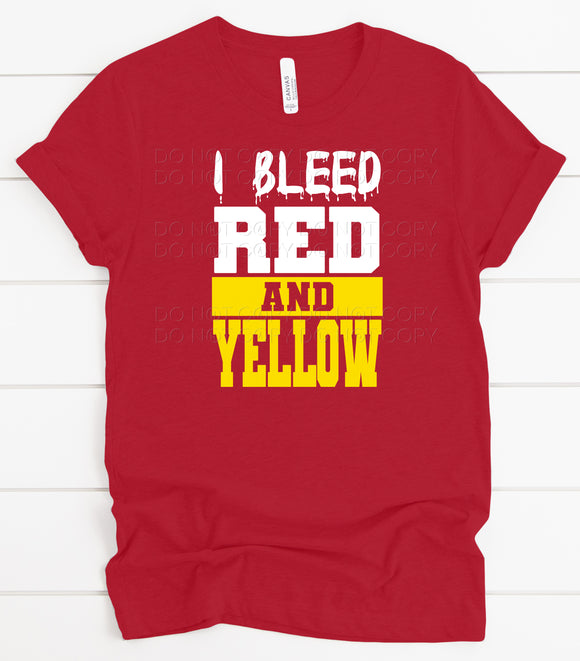 I Bleed Red And Yellow