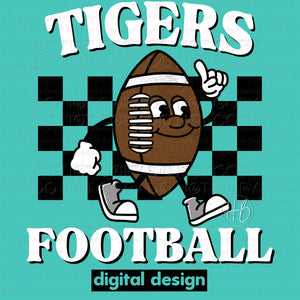 FOOTBALL CHARACTER - TIGERS WHITE