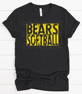 Bears Softball