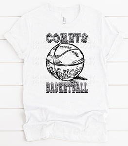 BASKETBALL SKETCH - COMETS