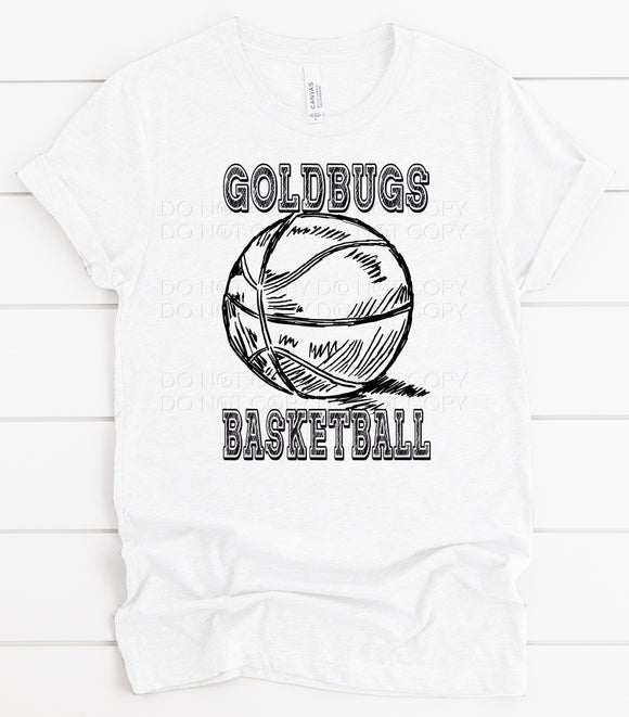 BASKETBALL SKETCH - GOLDBUGS
