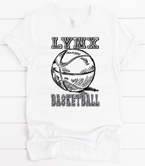 BASKETBALL SKETCH - LYNX
