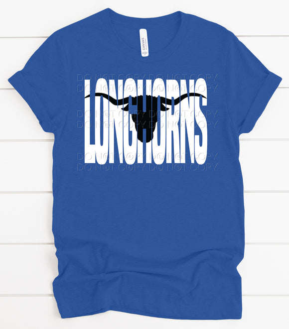 Mascot Inlay Longhorns