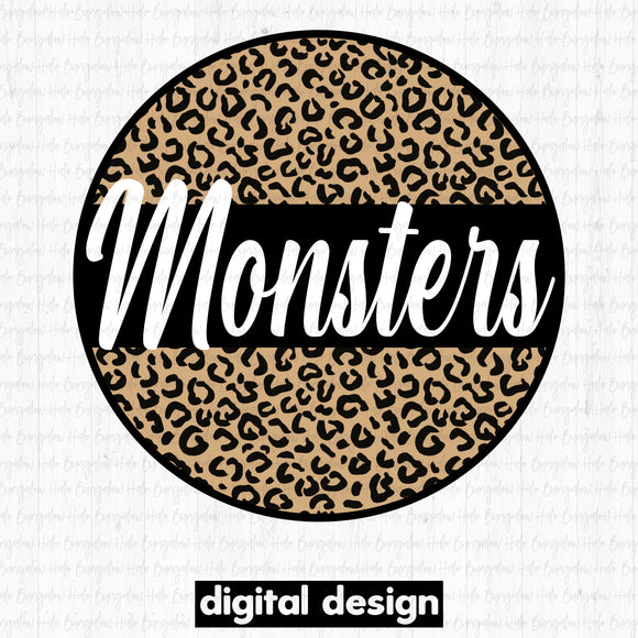 MONSTERS LEOPARD CIRCLE