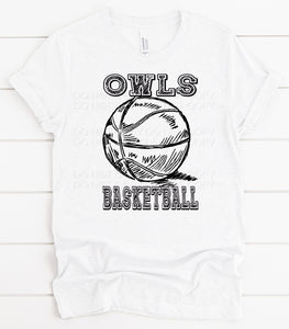 BASKETBALL SKETCH - OWLS